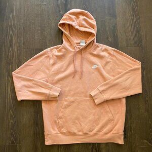 nike pinkish tan ish hoodie